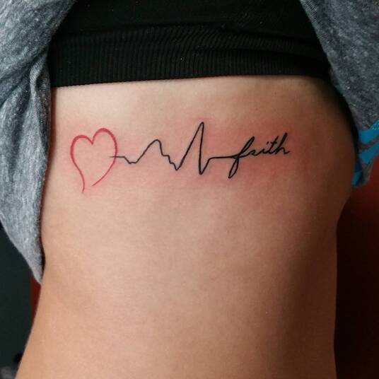 heartbeat tattoo designs